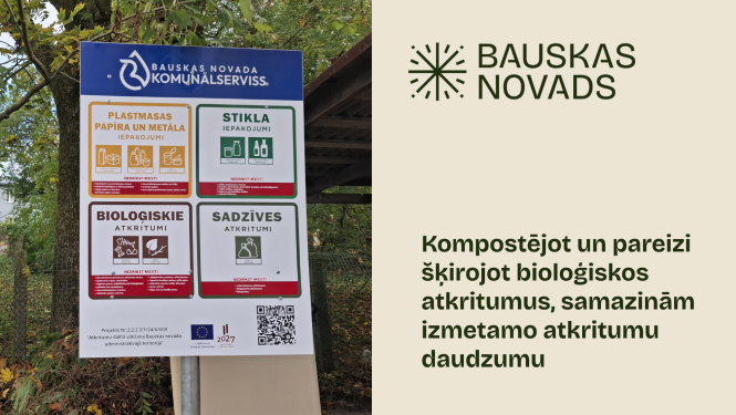 Atkritumu šķirošanas informatīvā plāksne