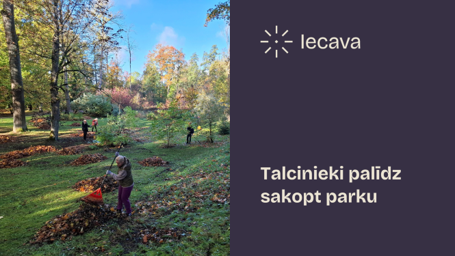 Talka Iecavas parkā 09-10-2026