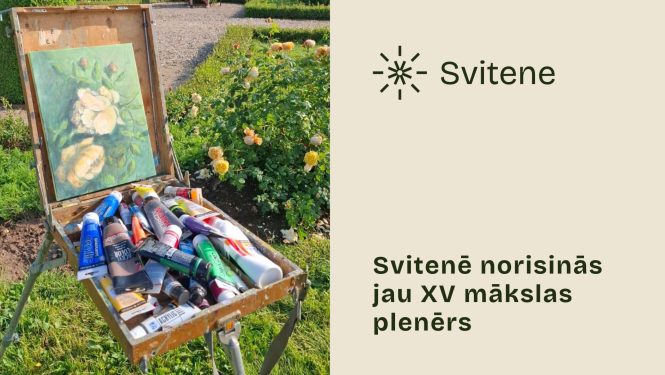 Svitene norisinās mākslas plenērs