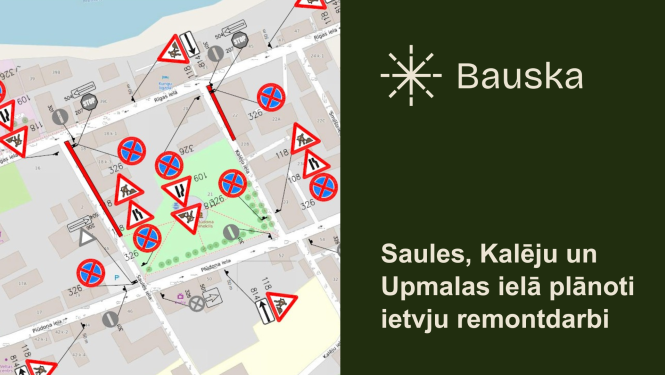 Bauskā tiks veikti gājēju ietvju seguma remontdarbi