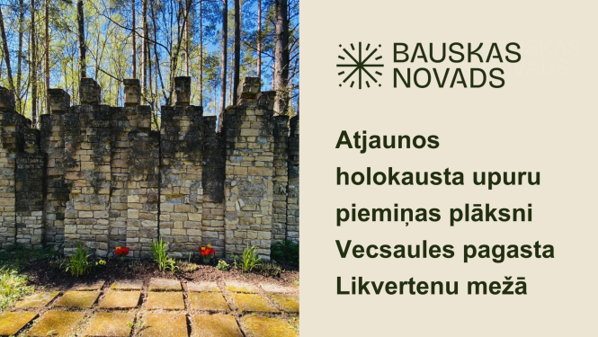 Holokausta upuru piemiņas plāksnes atjaunošana