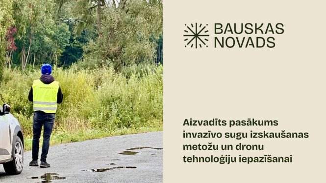 Aizvadīts pasākums invazīvo sugu izskaušanas metožu un dronu tehnoloģiju iepazīšanai