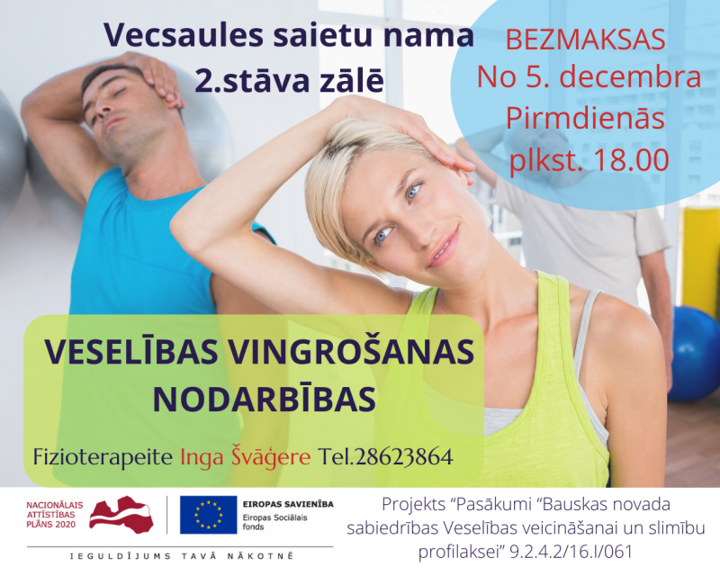 Veselības vingrošanas nodarbības