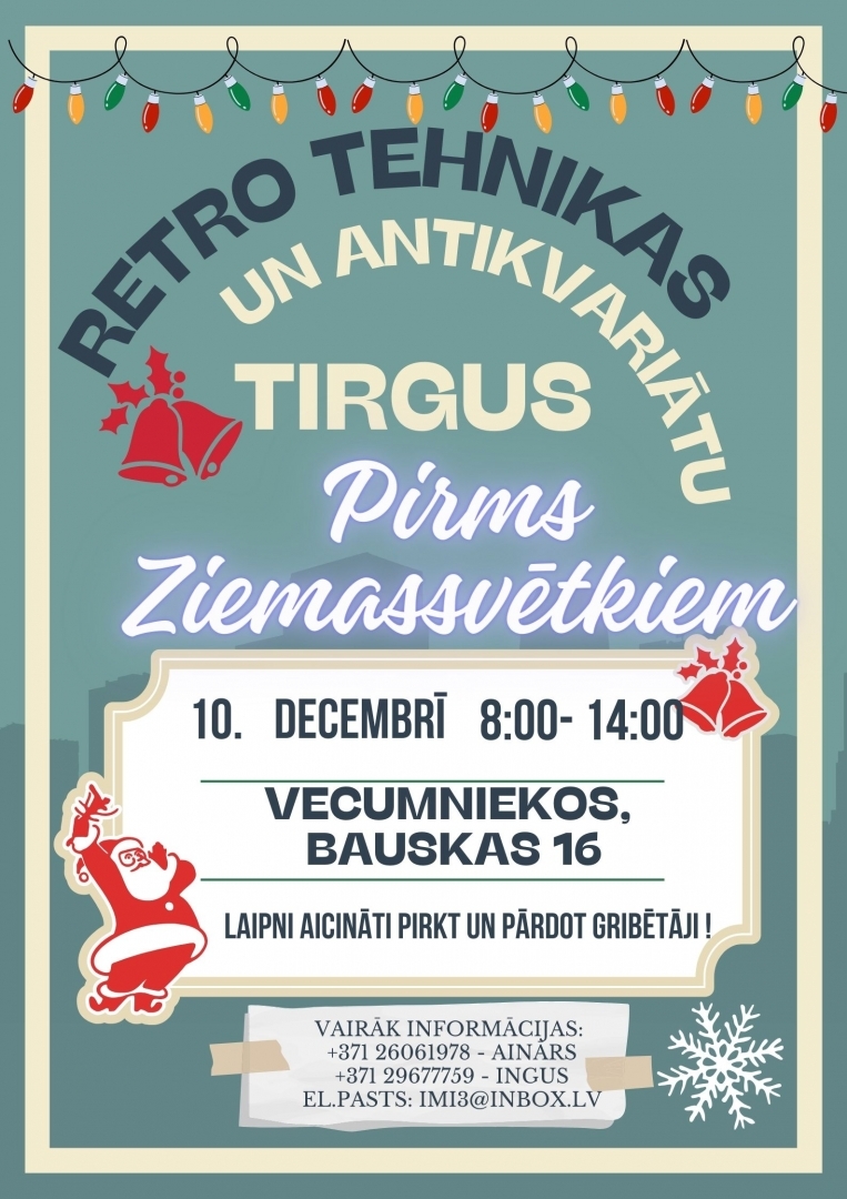 Retro tehnikas un antikvariātu tirgus