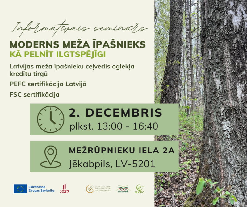 Seminārs meža īpašniekiem