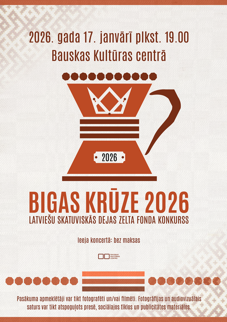 "Bigas krūz 2026" afiša