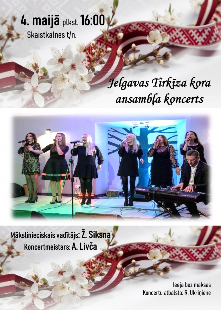 Jelgavas Tirkīzkora ansambļa koncerts