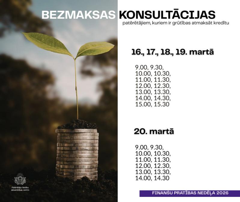 PTAC finanšu pratības nedēļa