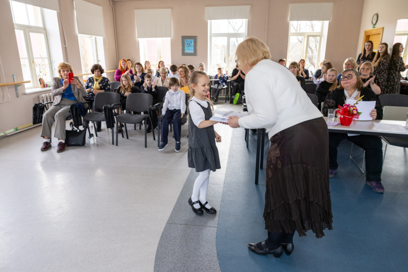 Pirmās pakāpes diplomu saņem Loreta Sējāne, Bauskas Valsts ģimnāzijas 2. klases skolniece