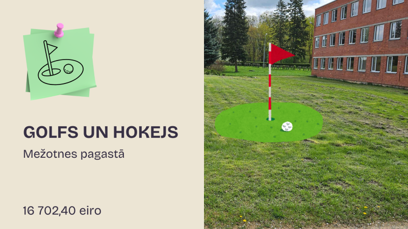 Golfs un hokejs Mežotnē