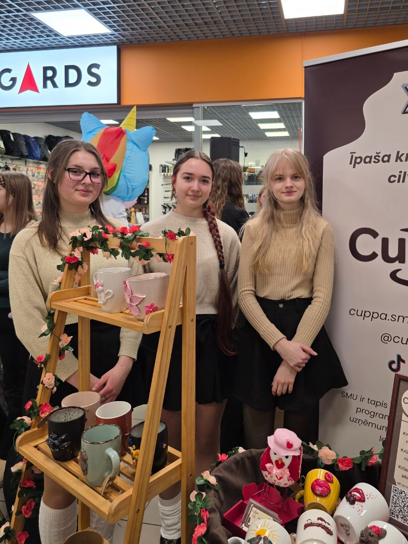 Bauskas novads plaši pārstāvēts skolēnu mācību uzņēmumu “Cits Bazārs” pasākumā