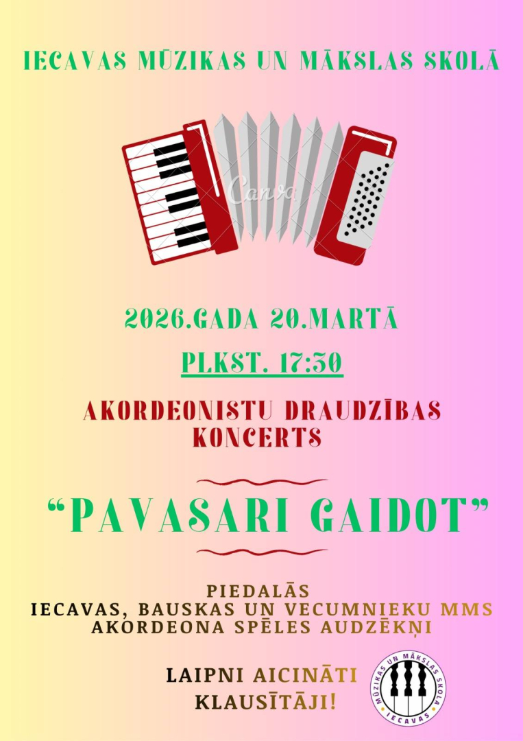 Akordeonistu koncerts ''Pavasari gaidot''