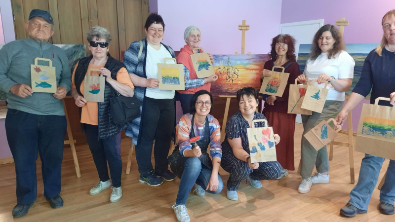 Kopā ar Andu Sproģi