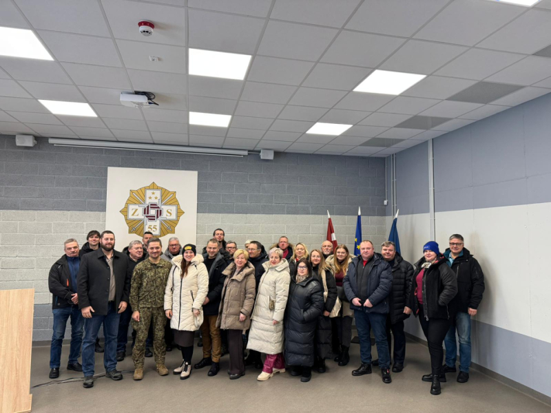 Vizīte Zemessardze 55. kājnieku bataljonā