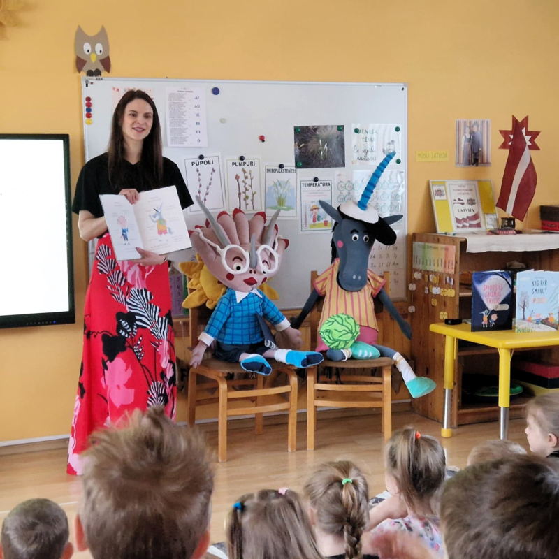 Bērnu grāmatu autore un ilustratore Dace Krēsliņa