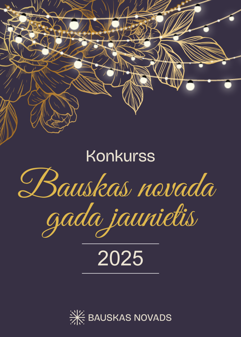 Izziņo konkursu Bauskas novada Gada jaunietis 2025