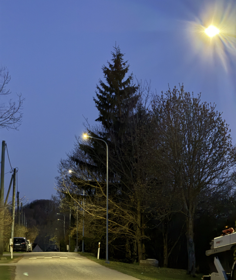 Bauskas novadā uzsākta līdz šim apjomīgākā ielu apgaismojuma modernizācija