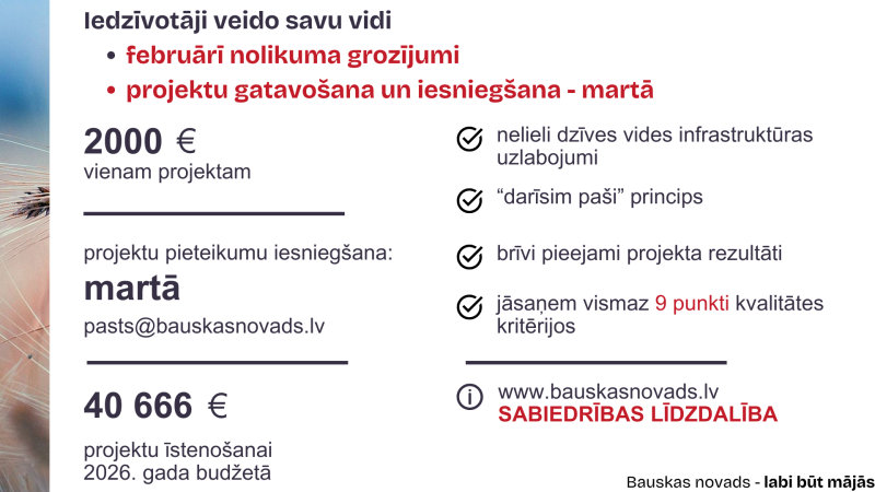 Iedzīvotāji veido savu vidi 02-2026