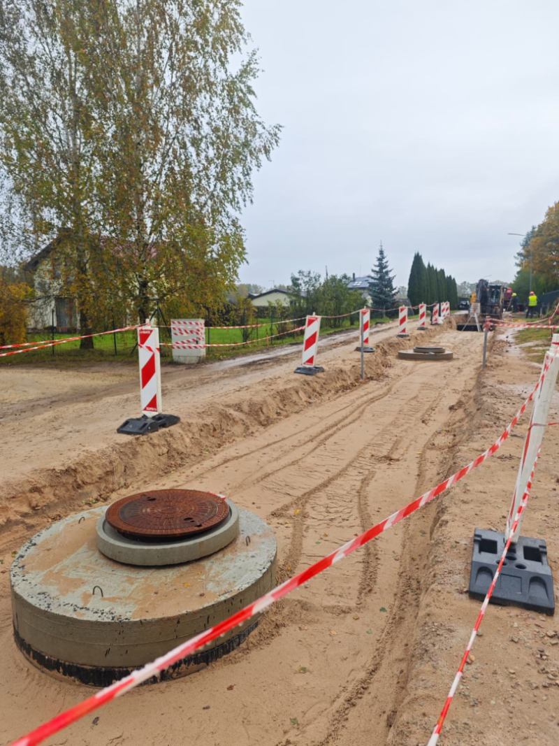 Jaunās ielas pārbūve Vecumniekos