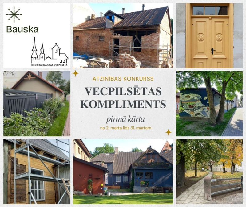 Atzinības konkurss "Vecpilsētas kompliments"