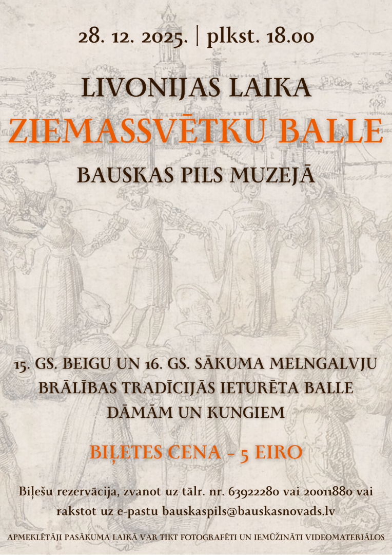 Ziemassvētku balle Bauskas pilī