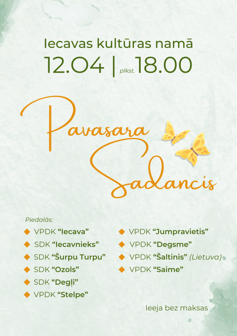 Pavasara sadancis Iecavā 12-04