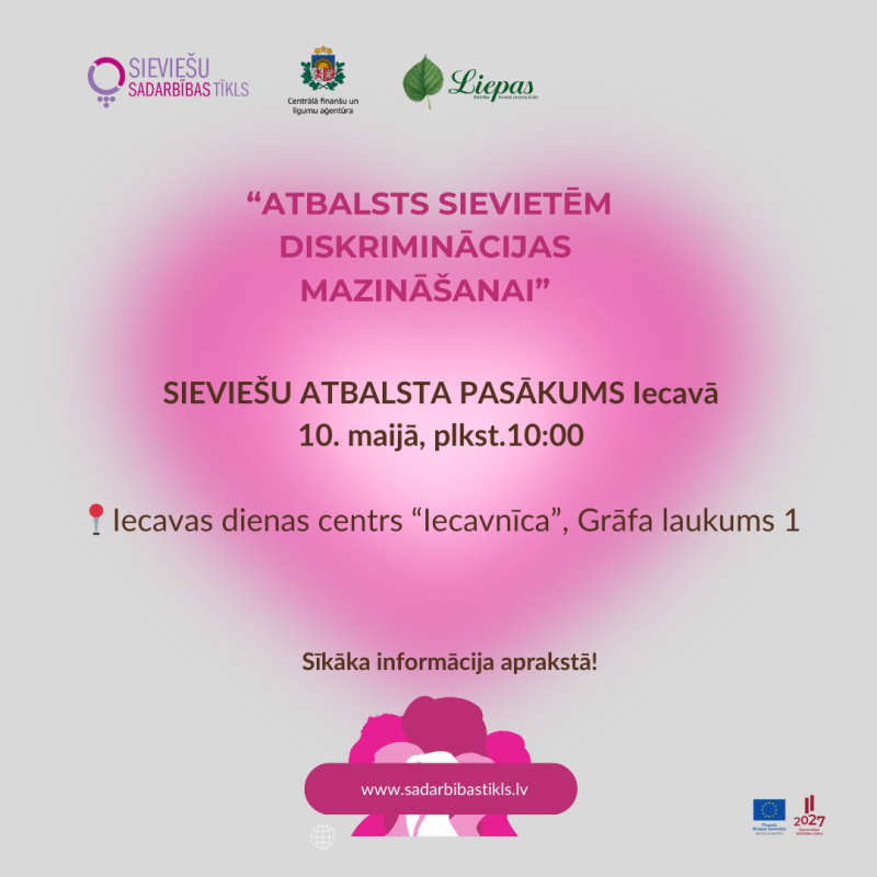 Sieviešu atbalsta pasākums 10-05