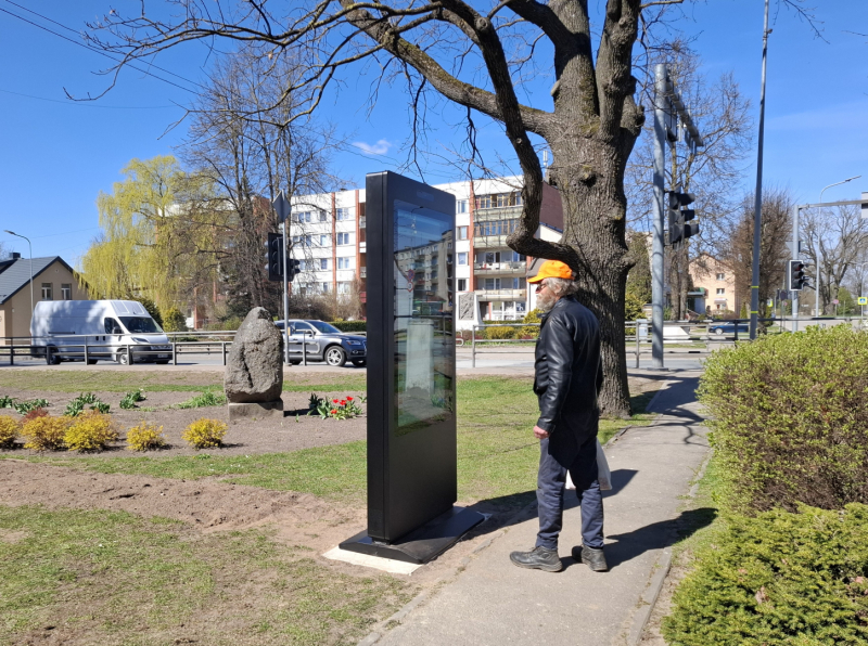 TIC stends pie Iecavas kultūras nama