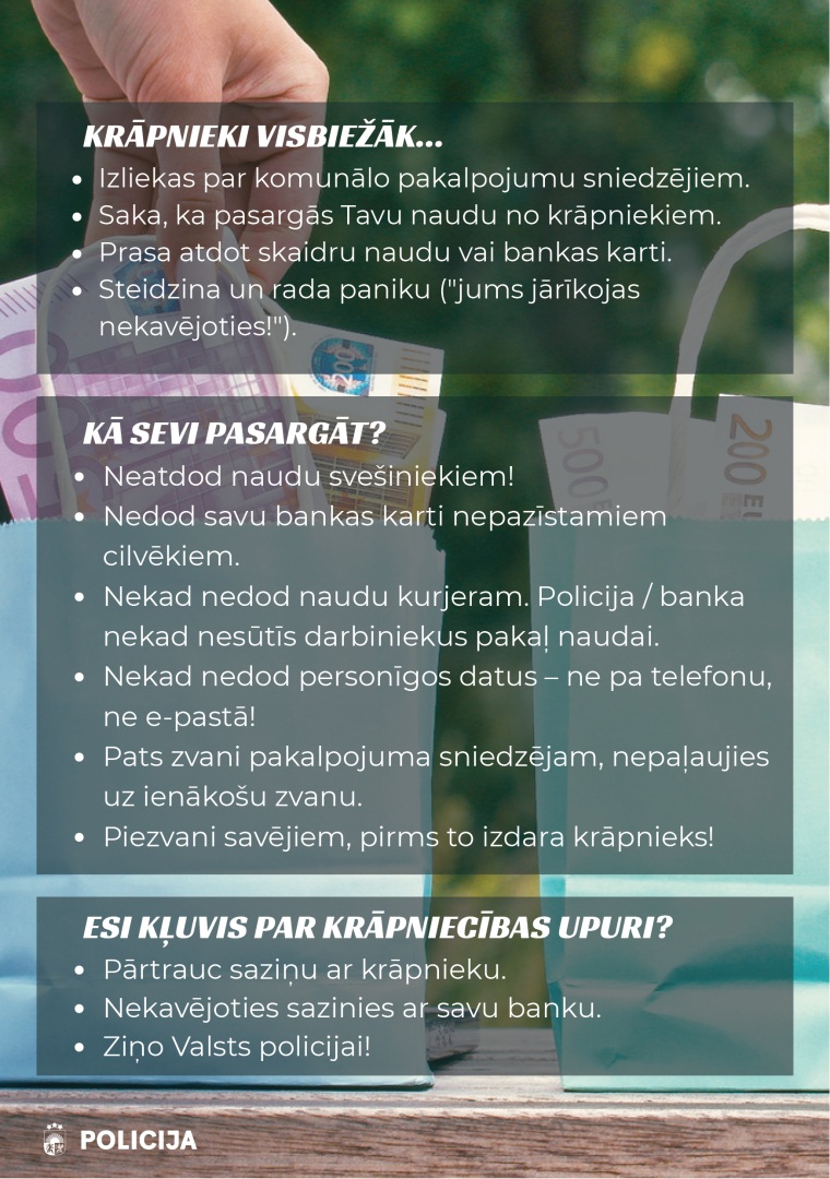 Ko visbiežāk dara krāpnieki