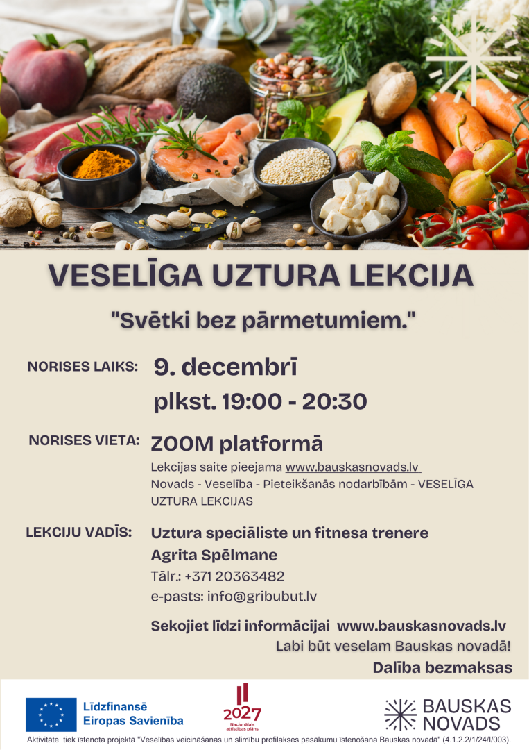 Veselīga uztura lekcija