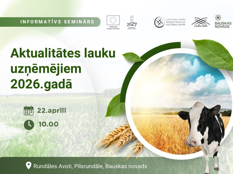 Aktualitātes lauku uzņēmējiem