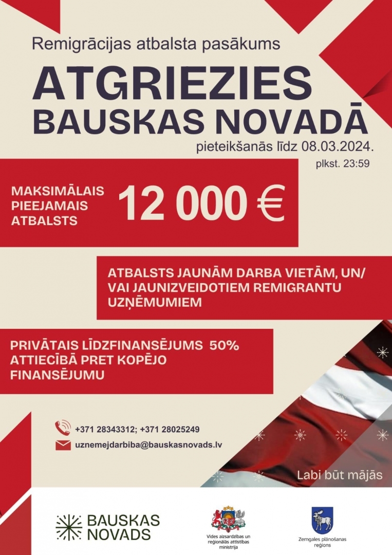 Atgriezies Bauskas novadā