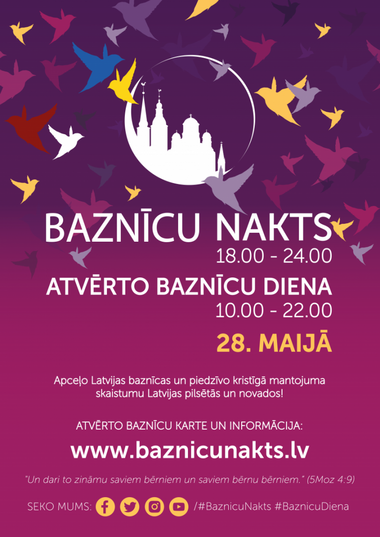 Baznīcu nakts 28. maijā