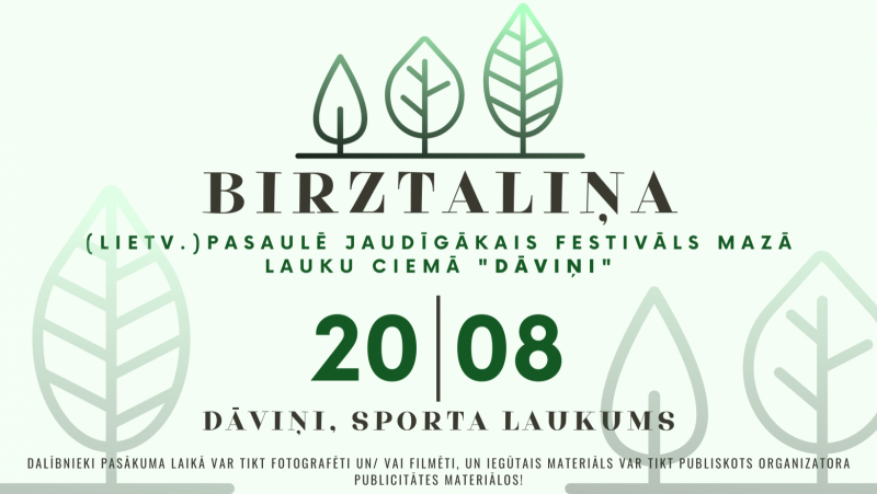 aktīvās atpūtas festivāls «Birztaliņa»