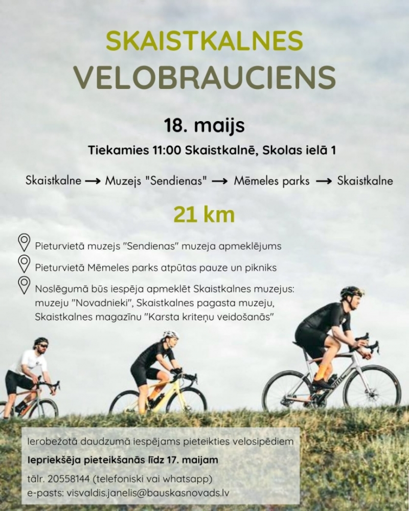 Velo brauciens