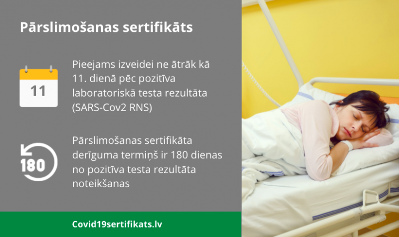 slimošanas sertifikāts 