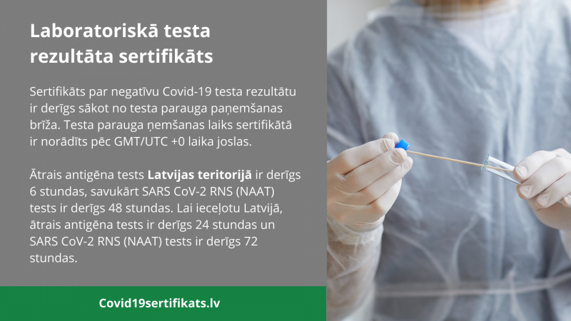 testa sertifikāts 