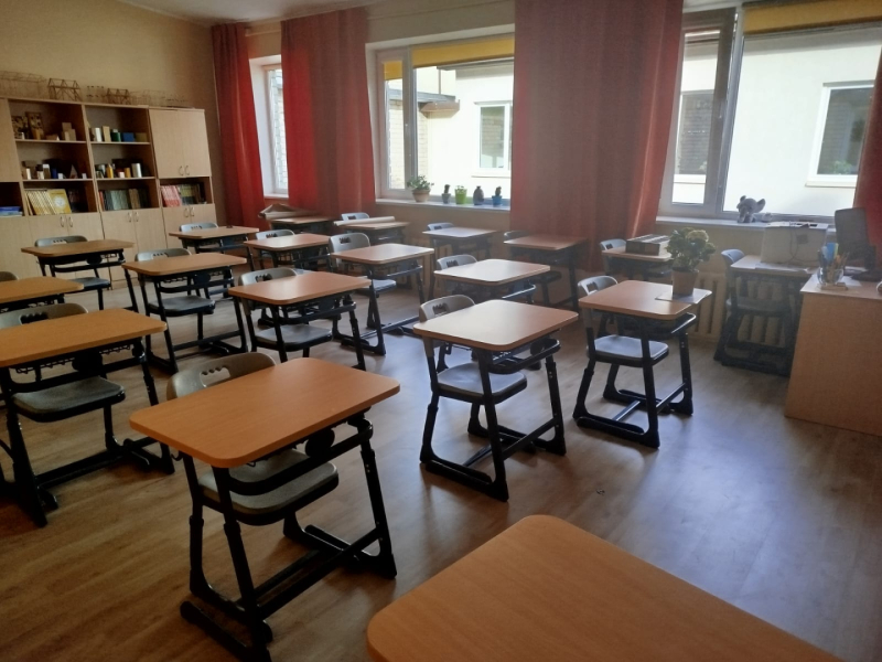 Matemātikas kabinets Codes pamatskolā