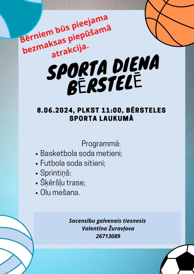 Sporta diena Bērstelē