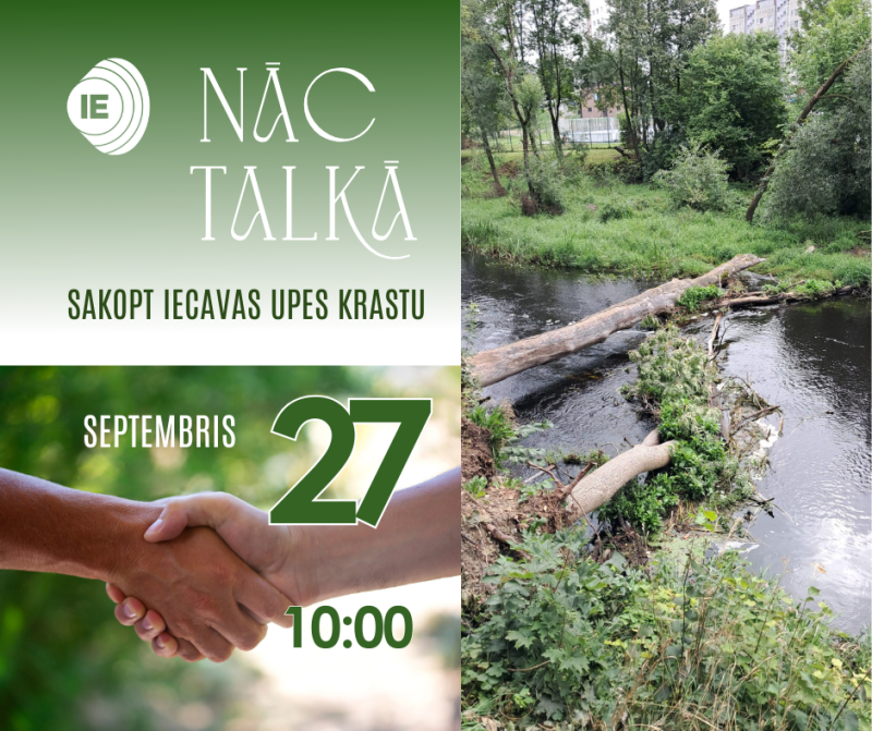 Upes tīrīšanas talka 27-09