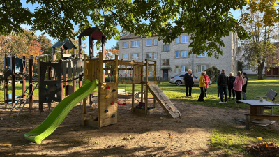 Spēļu laukuma “Bērnu sapnis” izveide