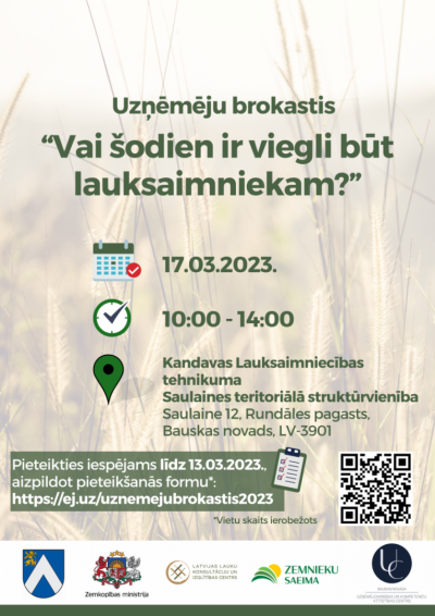 Uzņēmēju brokastis pasākuma programma