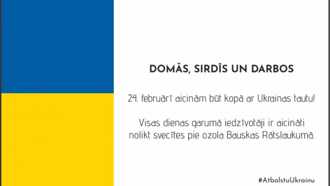 24. februārī pieminēsim karadarbības Ukrainā gadadienu