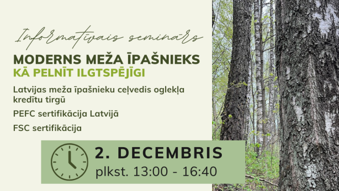 Seminārs meža īpašniekiem