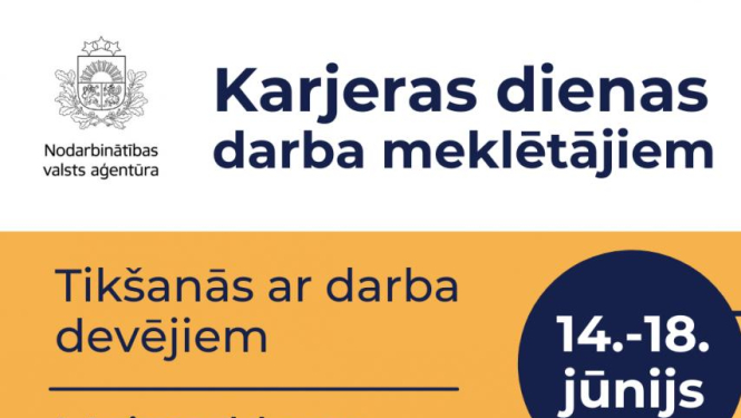 NVA rīko karjeras dienas darba meklētājiem „Esi savas karjeras virzītājs!”