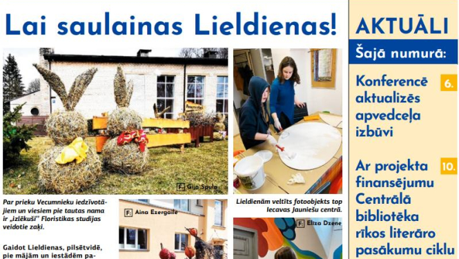 Iznācis „Bauskas Novada Vēstnesis" aprīļa numurs