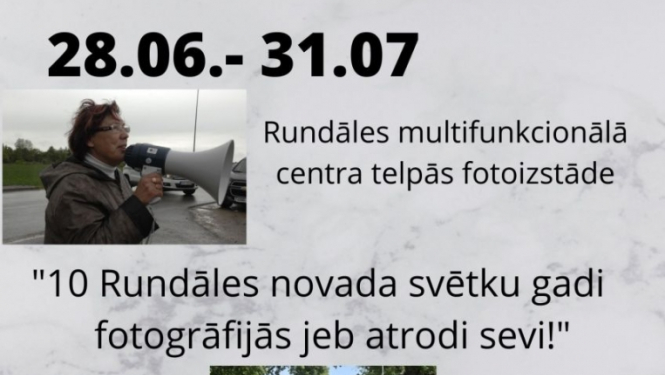 10 Rundāles novada svētku gadi fotogrāfijās