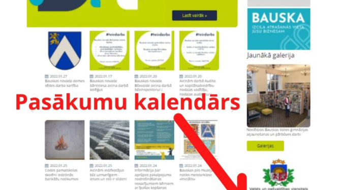 Visi jaunā Bauskas novada pasākumi vienuviet
