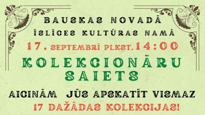 Kolekcionāru saiets Īslīces kultūras namā