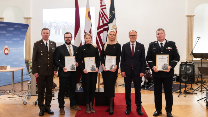 Vecumniekiem Zemessardzes apbalvojums